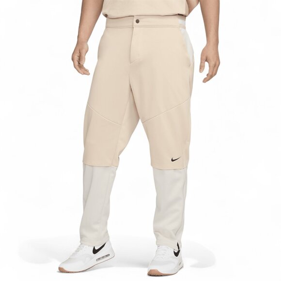 Nike Golf Club Pants Men's Tapered Golf Trousers Stretch Woven NGC Khaki/Tan NWT - Picture 1 of 13